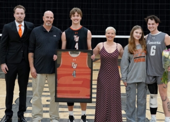 Wingo Sets Ace Record For Tusculum Men’s Volleyboall