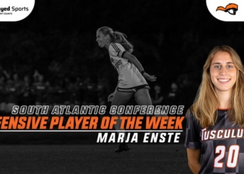 Enste Honored As SAC Defensive Player Of The Week