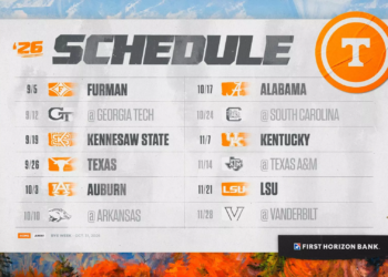 2026 Tennessee Football Schedule Dates Announced