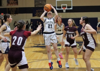 Lady Buffs Battle Through Rough Patches to Secure Conference Win