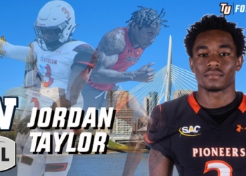 Former Pioneer Jordan Taylor Signs With Blue Bombers