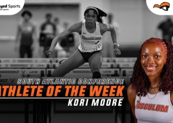 Moore Named SAC Track Athlete Of The Week