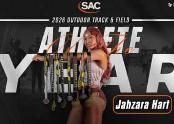 Hart Named SAC Women’s Outdoor Track & Field Athlete Of The Year