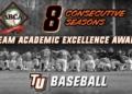 8 IN A ROW: Tusculum Baseball Earns ABCA Team Academic Excellence Award